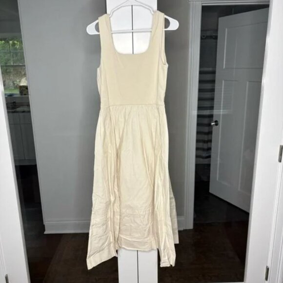 NWT J. Crew Drop-waist Mixy Dress Natural Cream - Picture 4 of 5